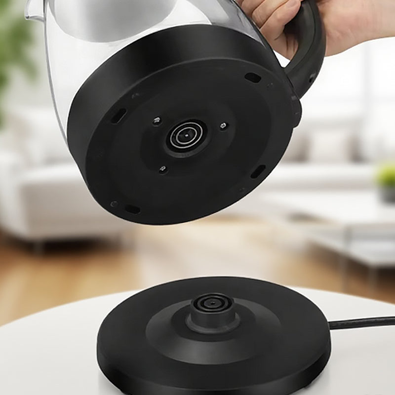 Fierbător Electric din Sticlă MARADO, 2.0L, 1500W, Iluminare LED Albastră, Oprire Automată