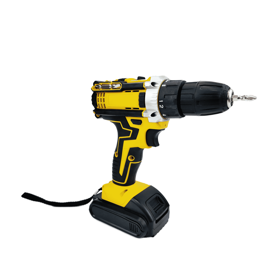 Bormașină cu Percuție OKBOONS 48V, 2 Acumulatori, Set 30 Accesorii, Autofiletantă Portabilă cu Cutie Transport