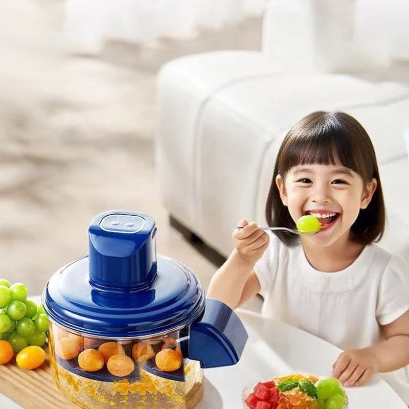 MasterPeel Pro | Robot Electric Inteligent pentru Decoijre Rapidă, Curățare Automată Fructe și Legume, Ediție Blue Sapphire
