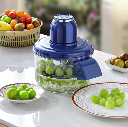 MasterPeel Pro | Robot Electric Inteligent pentru Decoijre Rapidă, Curățare Automată Fructe și Legume, Ediție Blue Sapphire