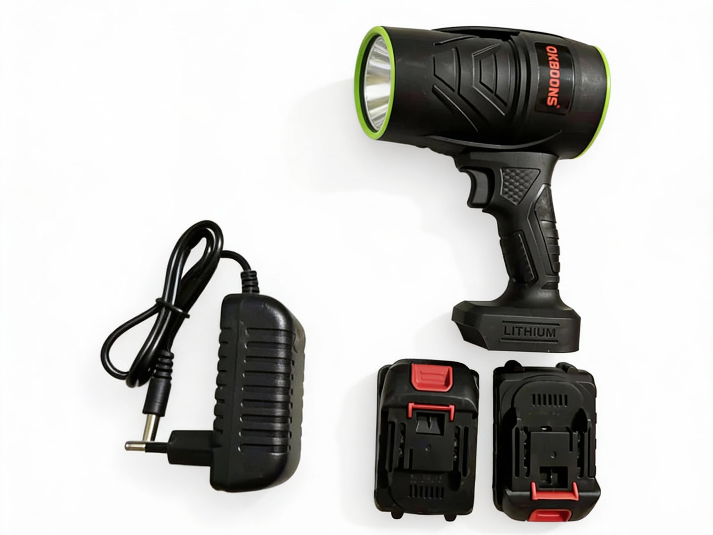Suflantă de Aer Portabilă OKBOONS 48V, Wireless, Include 2 Acumulatori Li-Ion și Cutie de Transport