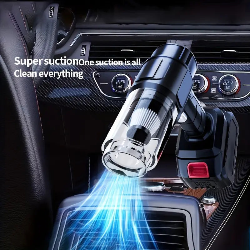 Aspirator Auto Portabil OKBOONS 48V, Fără Fir, Acumulator Li-Ion, Putere Mare de Aspirare și Accesorii Incluse