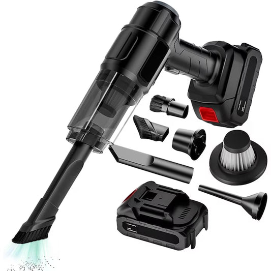 Aspirator Auto Portabil OKBOONS 48V, Fără Fir, Acumulator Li-Ion, Putere Mare de Aspirare și Accesorii Incluse