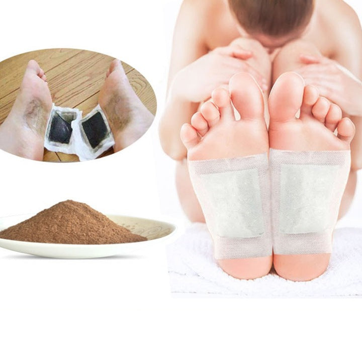 Set 10 Plasturi Kinoki pentru Detoxifiere și Energizare, Ingrediente Naturale, Curățare Organism