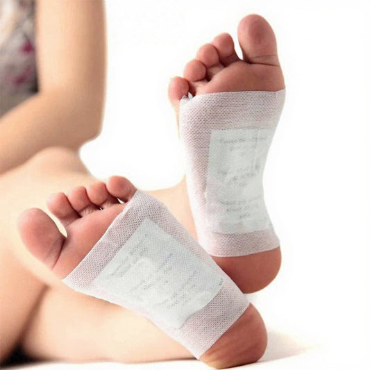 Set 10 Plasturi Kinoki pentru Detoxifiere și Energizare, Ingrediente Naturale, Curățare Organism