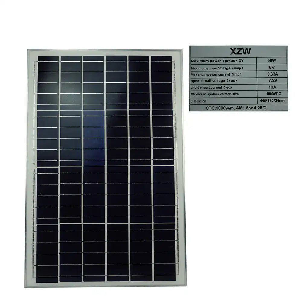 Lampă Solară Stradală LED cu Panou Solar 50W, Telecomandă și Suport de Montaj Inclus
