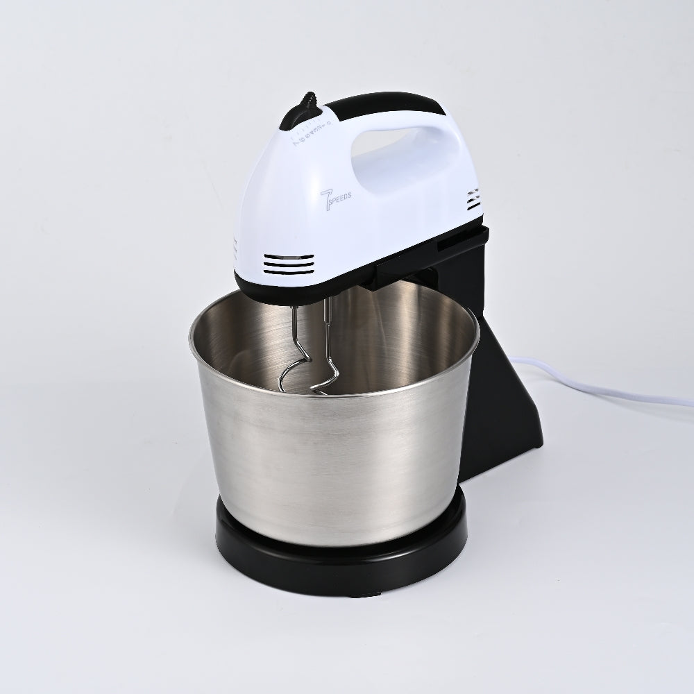 Mixer cu bol inox Yonsa YS-1033 alb 380W

Mixer de mana detasabil cu accesorii metalice de amestecare

Bol din otel inoxidabil capacitate 4 litri pentru mixer
