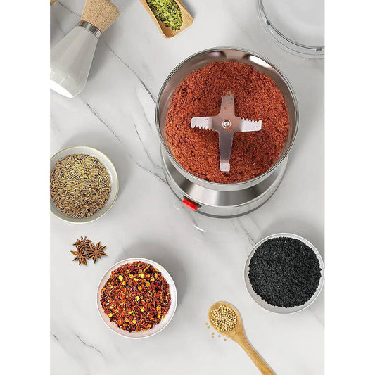 Râșniță Electrică Nima Japan 1000W, Bol și Lame din Inox, pentru Cafea, Condimente și Nuci