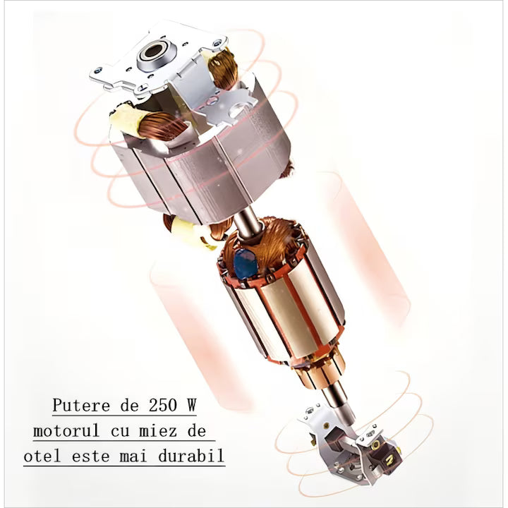 XL-Chopper Electric Multifuncțional, Capacitate 3L, Vas și Lame din Inox, pentru Carne, Legume și Nuci