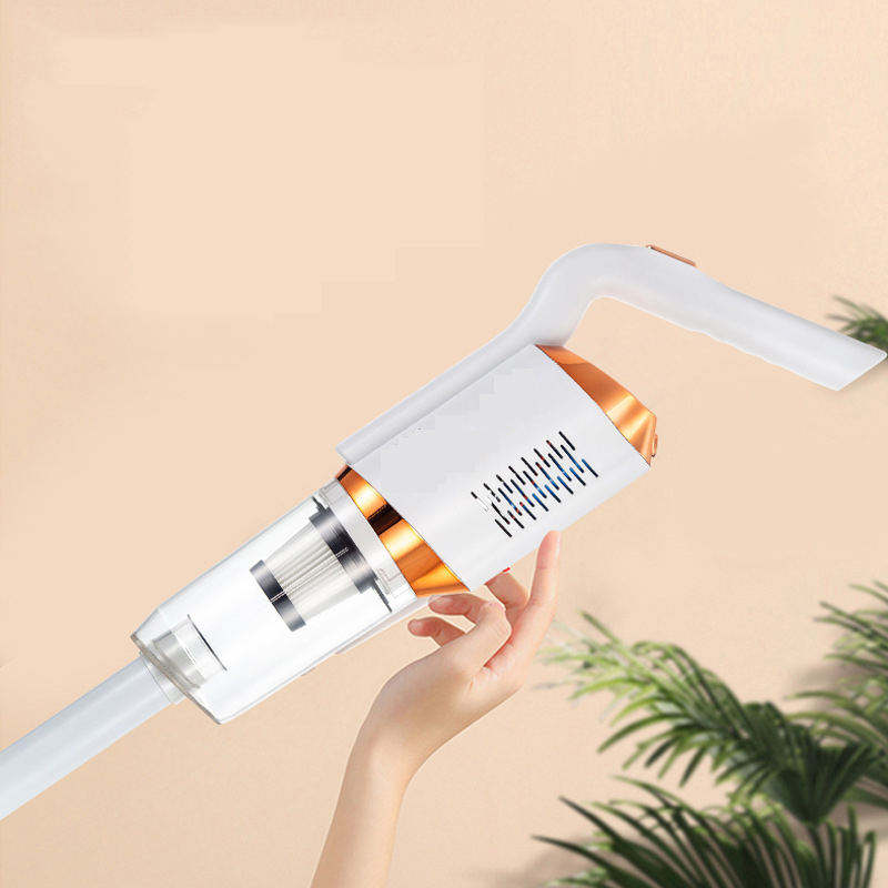 Aspirator Vertical Fără Fir 2-în-1, Reîncărcabil USB, Filtru HEPA, pentru Casă și Auto