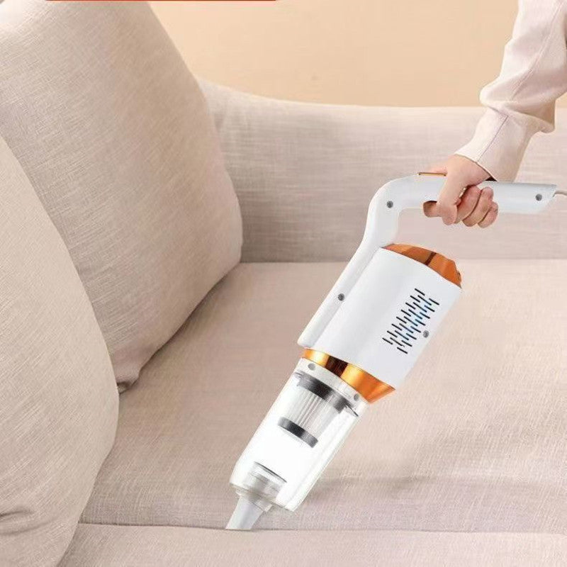 Aspirator vertical alb fara fir cu accente metalice cupru si incarcare usb

Utilizare aspirator portabil wireless pentru curatarea canapelei si masinii

Accesorii aspirator fara fir perie podea duze spatii inguste si filtru hepa