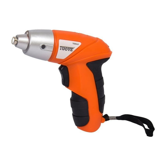 Șurubelniță Electrică TuoYE, Set 45 Piese, Acumulator 4.8V, Accesorii și Geantă Transport