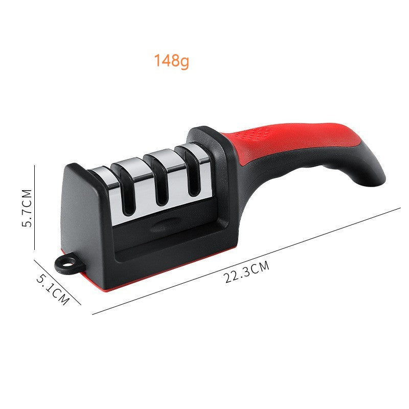 Ascuțitor Cuțite Profesional RS-168, 3 Trepte de Ascuțire, Design Ergonomic și Bază Antiderapantă