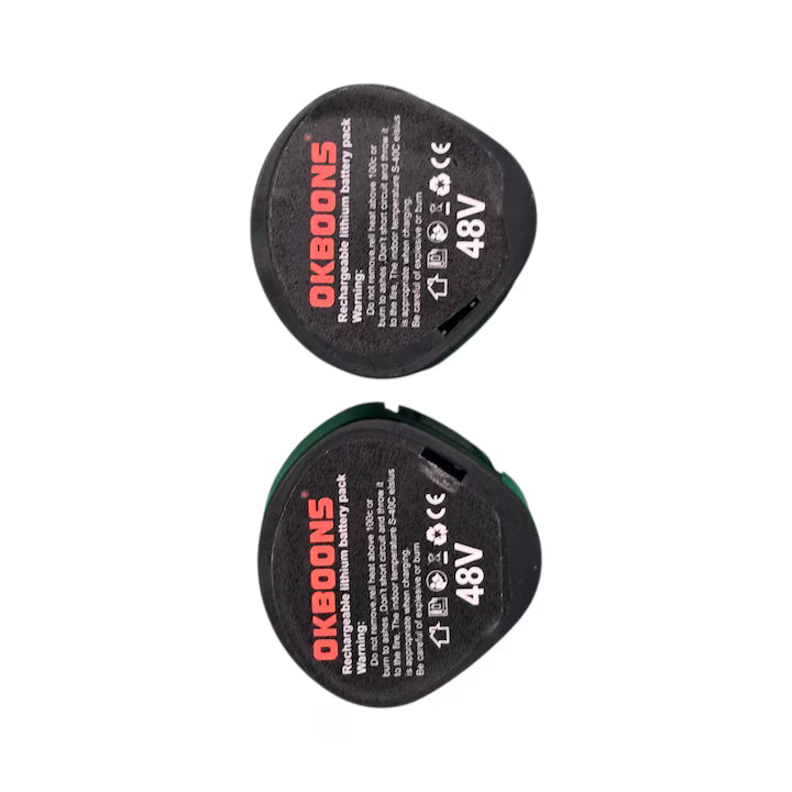 Set Unelte Electrice OKBOONS, Mașină de Găurit și Polizor Unghiular (Flex), 2 Acumulatori 48V, Accesorii Incluse