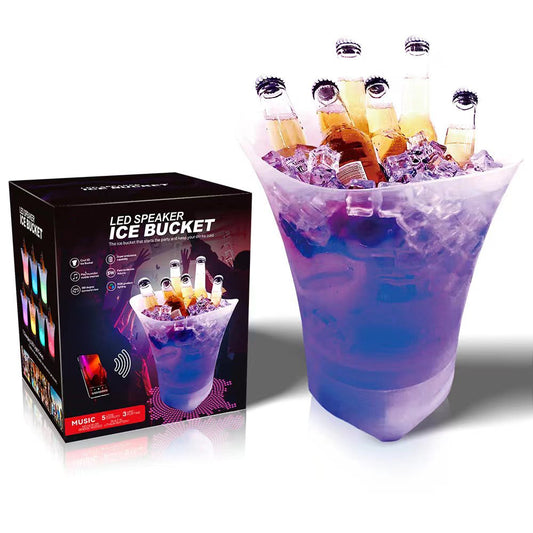 Frapieră Premium PartyGlow, Capacitate 5L, Iluminare LED RGB cu Schimbare Automată a Culorilor, Design Ergonomic, Ideale pentru Petreceri și Evenimente