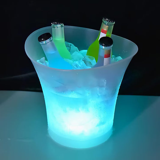 Frapieră Premium PartyGlow, Capacitate 5L, Iluminare LED RGB cu Schimbare Automată a Culorilor, Design Ergonomic, Ideale pentru Petreceri și Evenimente