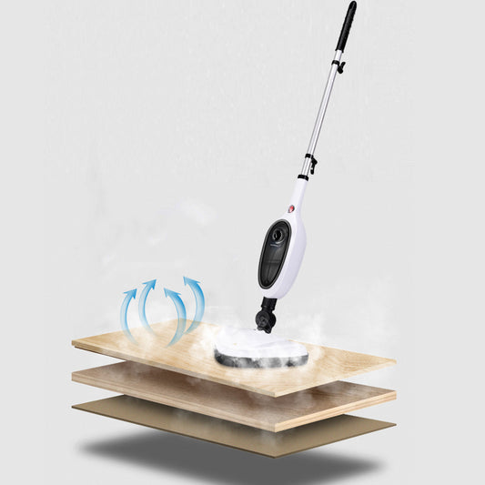 Mop cu Aburi Profesional 12-în-1 SteamMaster Pro, 1300W, Curățare Verticală și Portabilă, Dezinfectare 99.9%, Autonomie Mare, Alb/Albastru