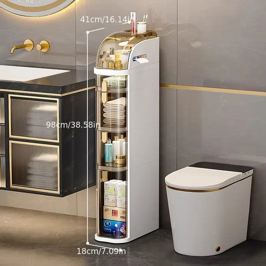 Dulap Mobil ULTRA-SLIM 5 Nivele, 98x18x43cm | Organizator Vertical PVC Rezistent