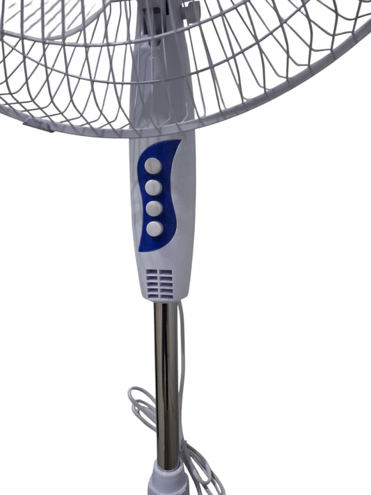 Ventilator cu picior, 40 W, ALB, diametru 40 cm, PACHET 4 BUCATI