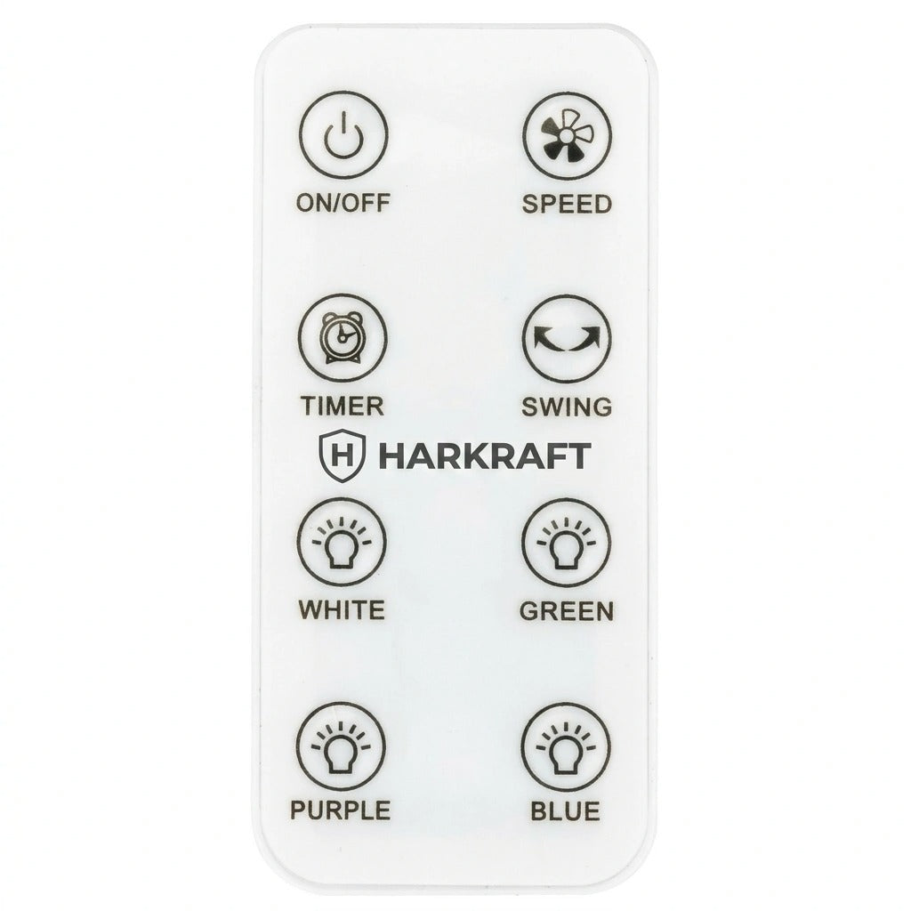 Ventilator Bladeless HARKRAFT AirFlow Elite - Design Premium & LED