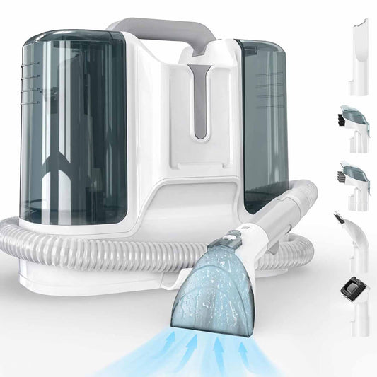Aparat Profesional de Curățat Tapițerii și Covoare, 450W, Aspirație 11kPa, 6 Capete Incluse