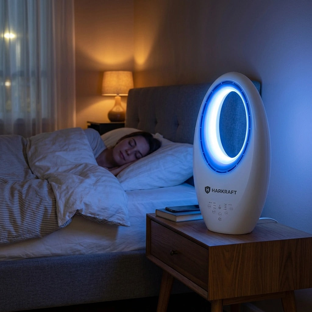 Ventilator Bladeless HARKRAFT AirFlow Elite - Design Premium & LED